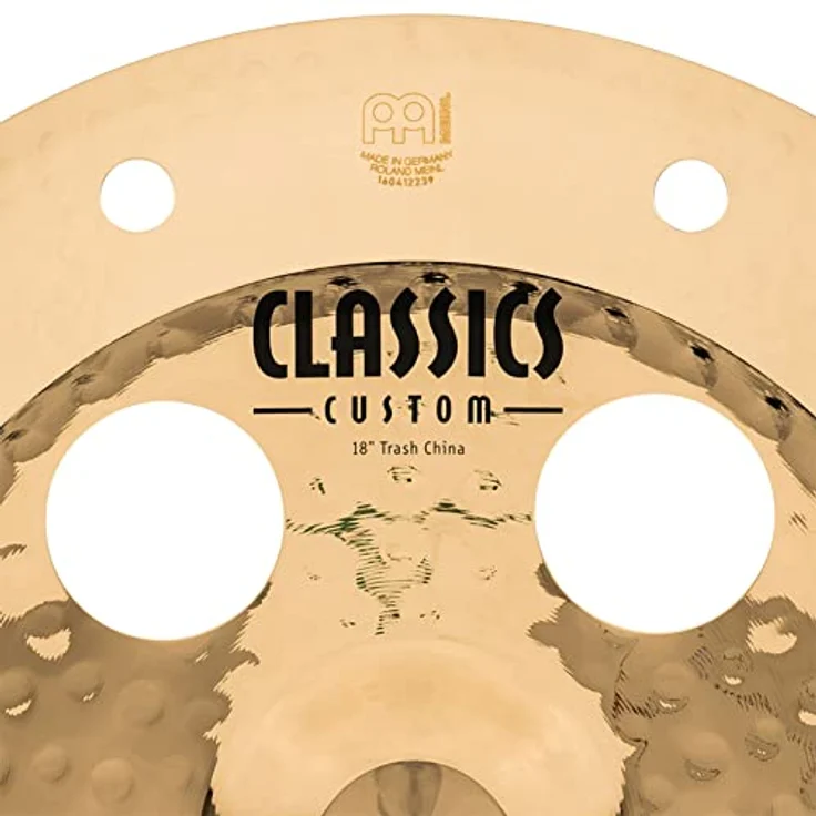 Meinl 18" Classics Custom Trash China, Schlagzeugbecken mit brillanter Oberfläche und kraftvollem, spritzigem Klang – Bild 2