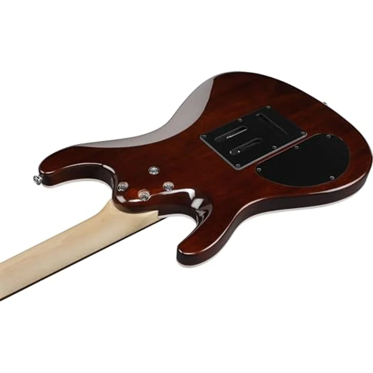 Ibanez SA260FM-BRG, E-Gitarre mit Okoume Korpus, geflammter Ahorn Decke, 22 Bünden und Quantum Tonabnehmer, Blue Reef Radiation – Bild 7