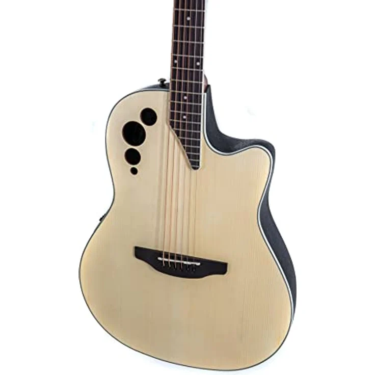 Applause Elite AE44-4S, Westerngitarre mit Cutaway, Fichten-Decke, Lyrachord Boden & Zargen, Natural Satin, aktivem Preamp mit 3-Band EQ – Bild 4