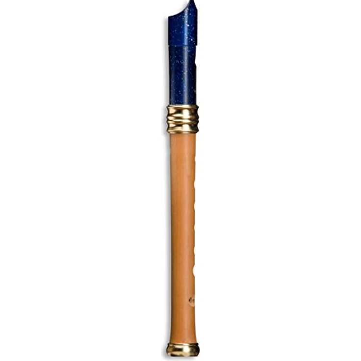 Mollenhauer 1119B Adris Dream Recorder, Sopranblockflöte aus Holz und Kunststoff, barocke Griffweise, nachtblau, mit Doppelloch und Griffigen Tonlöchern für Kinder – Bild 1