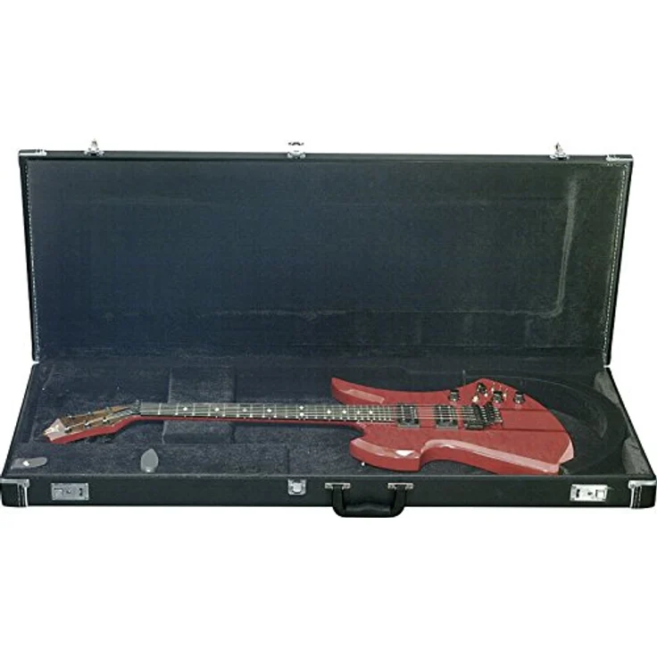 Rockcase RC 10625B Beast, JrV Case für BC Rich, Dimebag ML und Randy Rhoads, stabiles Holzcase mit schwarzem Tolex, 121 cm, 7 kg – Bild 1