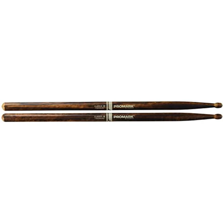 Pro Mark TX2BW-FG Classic 2B Fire Grain, Drumsticks aus Hickory mit ovalem Holzkopf, 40,64 cm, 1,60 cm Durchmesser – Bild 4