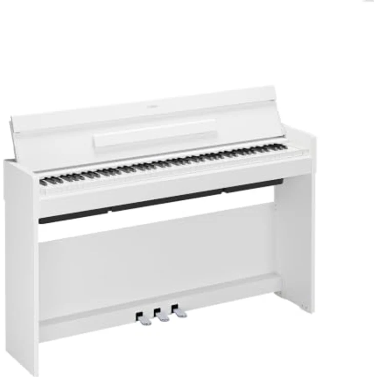 Yamaha YDP-S36 WH Arius, Digitalpiano mit 88 gewichteten Tasten, Bluetooth Audio/Midi und 10 Sounds in Weiß – Bild 1