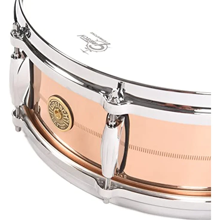 Gretsch Drums 14"x05" USA Bronze Snare Drum, polierter Bronzekessel mit Gußspannreifen und Micro-Sensitive Abhebung – Bild 3