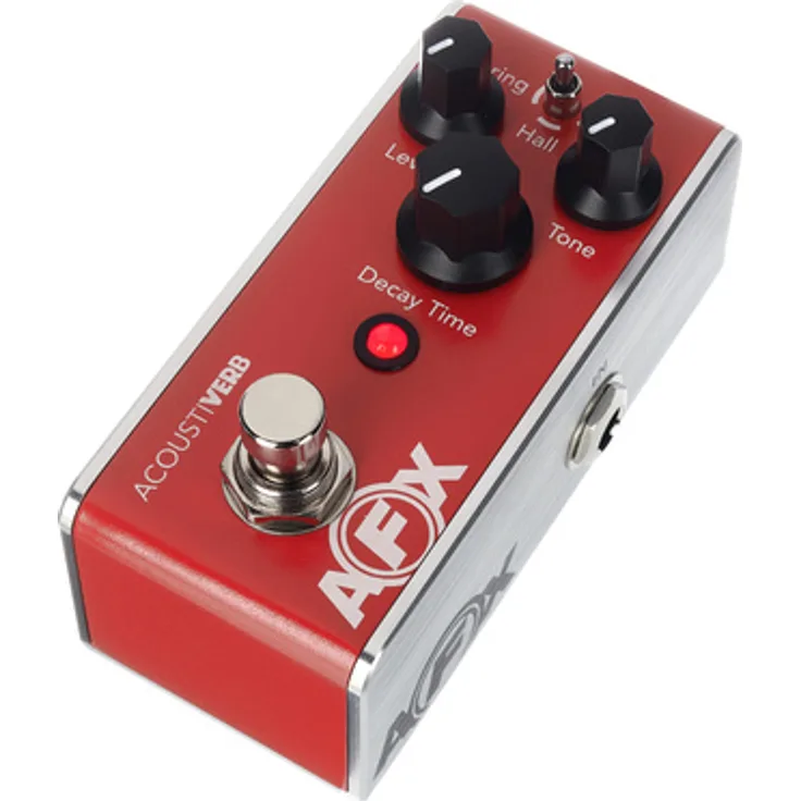 Fishman AFX Acoustiverb Mini Reverb, Multi-Reverb-Pedal für Akustikgitarre, Hall/Plate/Spring, True Bypass, kompakt