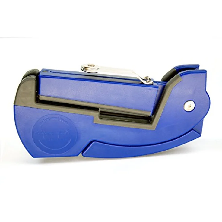 Cooperstand DuroPro Blue, faltbarer Gitarrenständer für Western-/Konzert-/E-Gitarre, ABS mit Neoprenpolsterung, platzsparend, Farbe: Blau – Bild 3