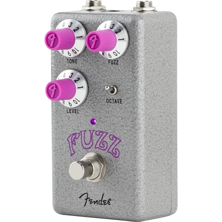 Fender Hammertone Fuzz, Effektpedal für E-Gitarre mit Tone, Fuzz und Level Reglern, True Bypass – Bild 5