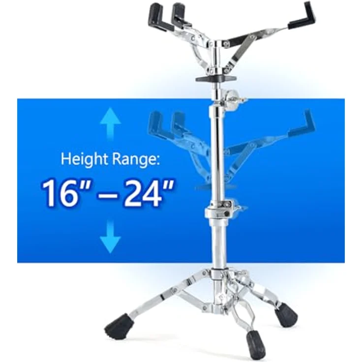 Dixon PSS9 Heavy Snare Stand, doppelstrebig für 10" - 15" Snares, höhenverstellbar 410 - 610 mm, mit Scale Tilter und Key Bolt Memory Lock – Bild 3