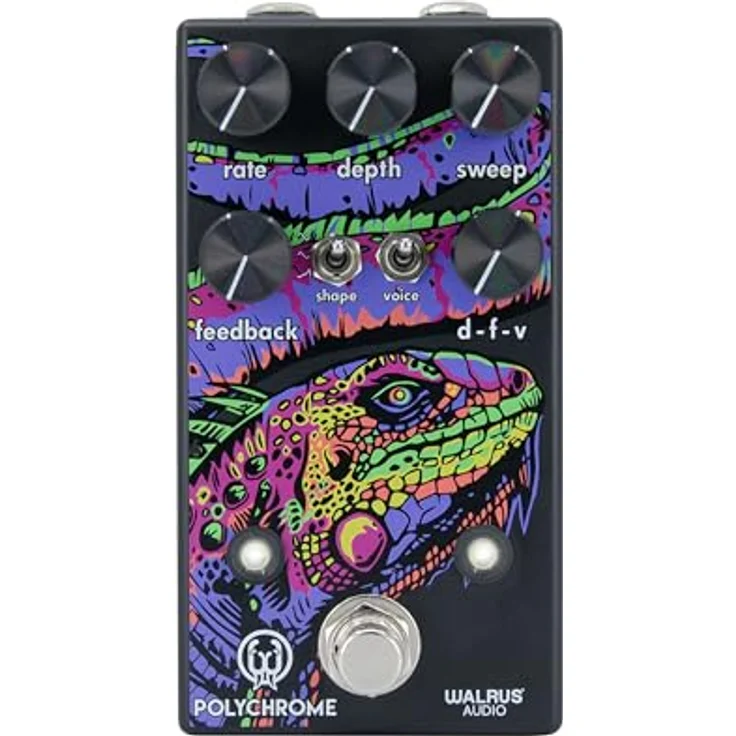Walrus Audio Polychrome, Analog Flanger Effekt Pedal mit Rate, Depth, Sweep und True Bypass, Made in USA – Bild 1