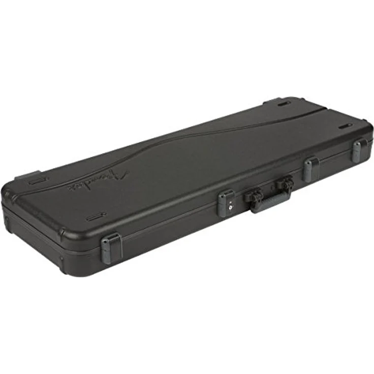Fender Deluxe Molded Bass Case, Gitarrenkoffer für E-Bass Jazz und B-Bass, TSA Verriegelung, ATA Polyethylen, hochwertiger Polyester Plüsch, Ergo-Griff – Bild 2
