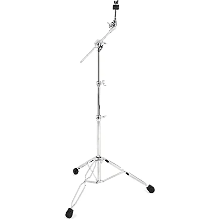 Gibraltar 5709 Cymbal Boom Stand, doppelstrebsiger Schlagzeugständer mit versenkbarem Galgenarm und stufenlos arretierbarer Beckenaufnahme – Bild 2