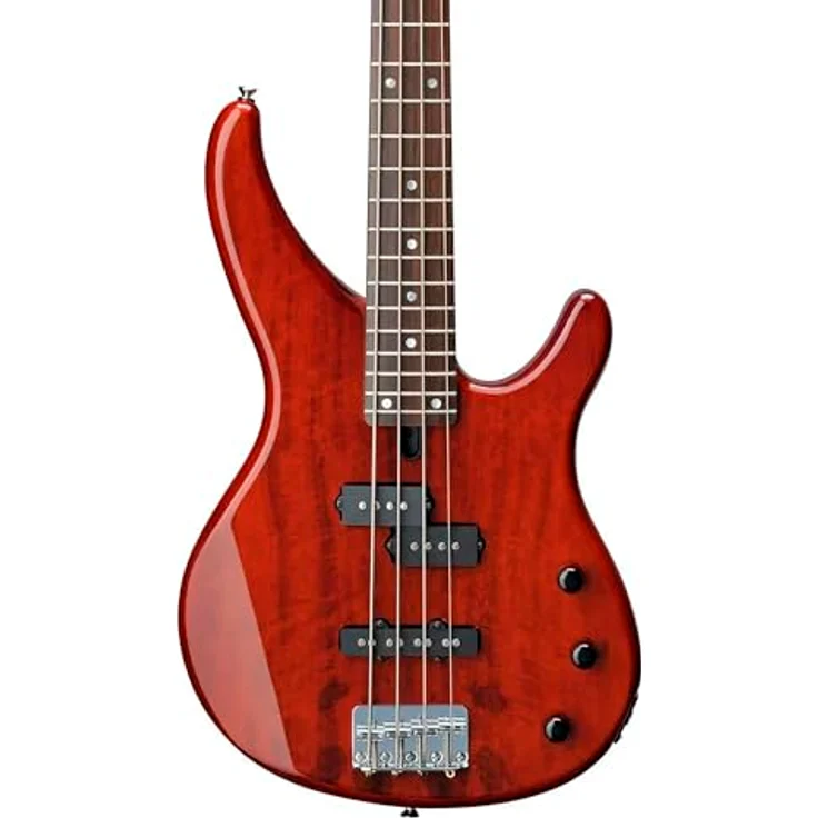 Yamaha TRBX 174EW RB, E-Bass 4-saitig mit Mahagoni Korpus, Mango Decke und Palisander Griffbrett, Farbe: Root Beer – Bild 3