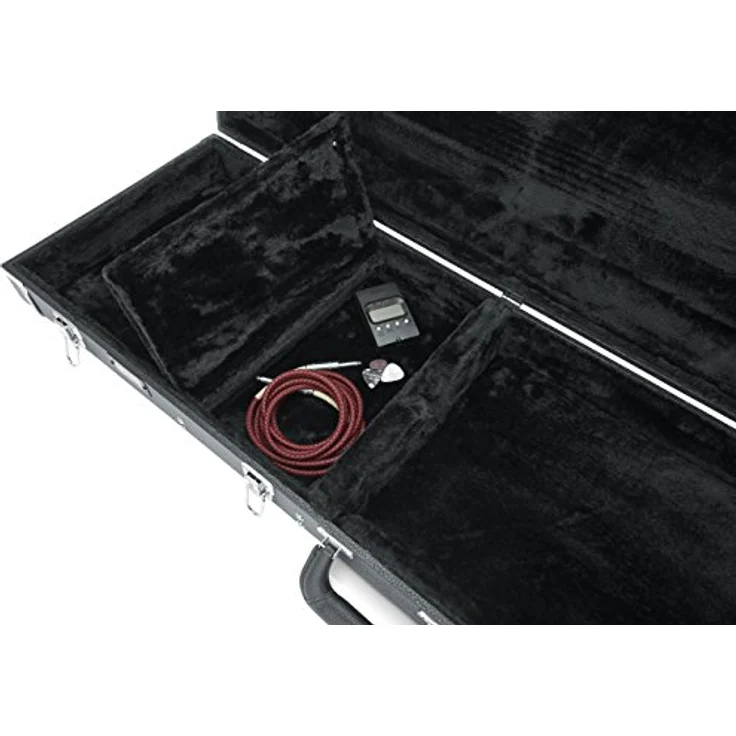 Gator GW - Electric Guitar Case, Koffer für E-Gitarre aus Sperrholz, Kunstleder, schwarz, Innenmaße 105 cm x 32 cm x 9 cm, 3,81 kg – Bild 6