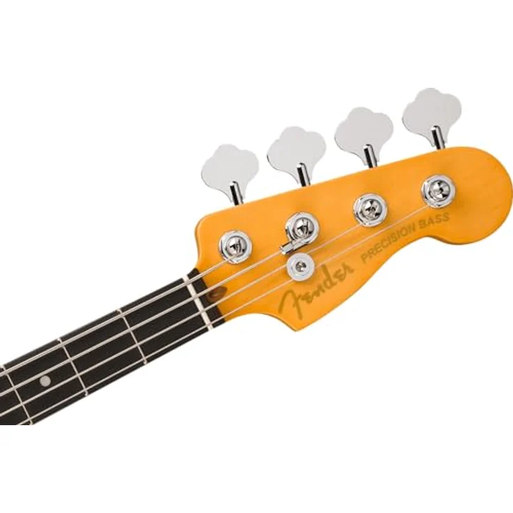 Fender Am Ultra II P Bass EB TXT, Precision E-Bass in Texas Tea mit Noiseless Vintage Tonabnehmern und Deluxe Molded Case – Bild 5