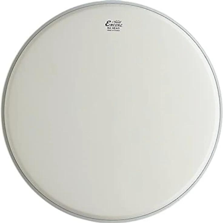 Remo Encore Ambassador Schlagzeugfell, 15" Weiß aufgeraut – EN-0115-BA, einlagige Mylar-Folie für warmen, resonanten Klang – Bild 1