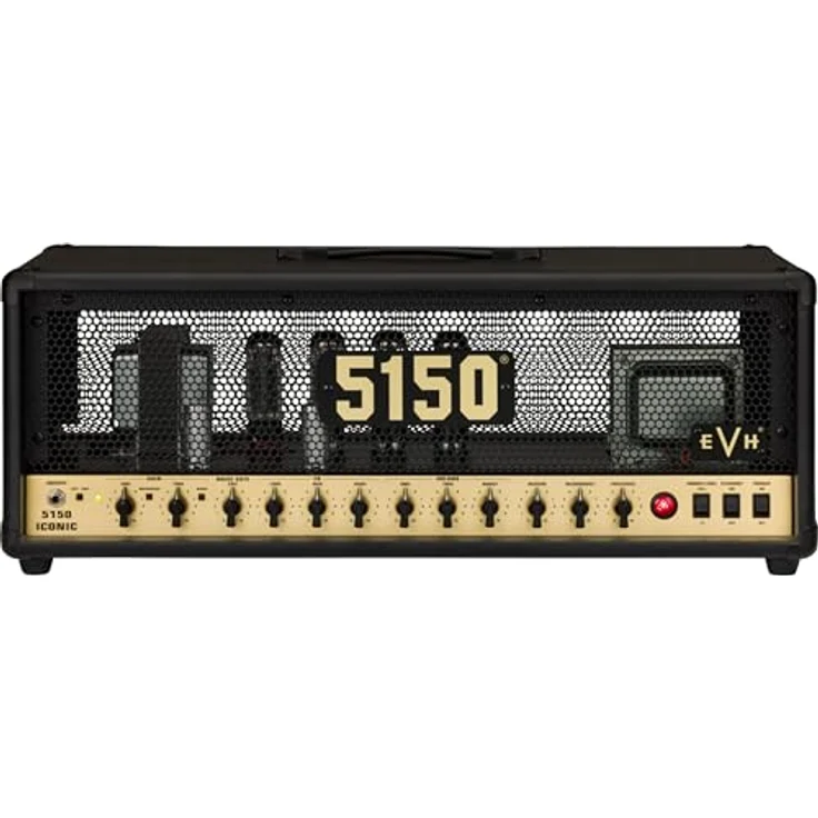 Evh 5150 Iconic EL34, 80W Röhren Topteil Verstärker für E-Gitarre, schwarz – Bild 1