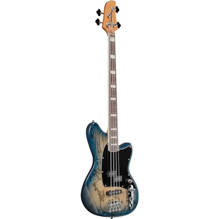 Ibanez TMB400TA-CBS, 4-saitiger E-Bass mit aktiver Elektronik, Korpus aus Pappel, Decke aus Tamo Esche, Farbe Cosmic Blue Starburst – Bild 3