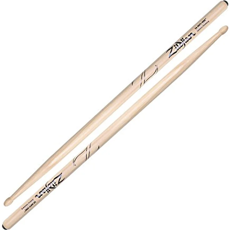 Zildjian 5A Anti Vibe Drumsticks, Hickory mit ovalem Holz Kopf, Natural, 406mm Länge, 14,2mm Durchmesser – Bild 2