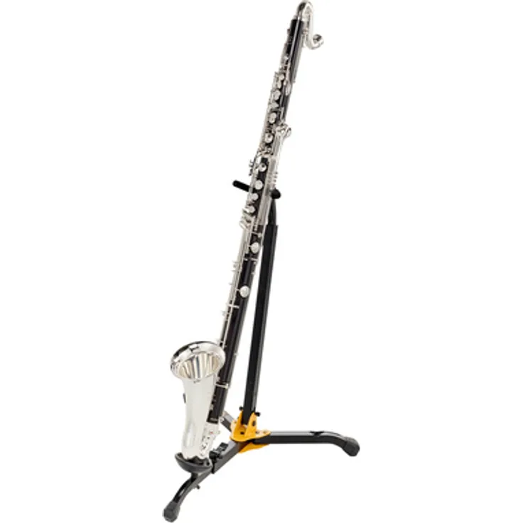 RZ Clarinets Bass Clarinet Silver, versilberte Mechanik, Vollautomatik, Grenadillholz, inkl. RZ-Koffer und Reinigungsset, bis tief C