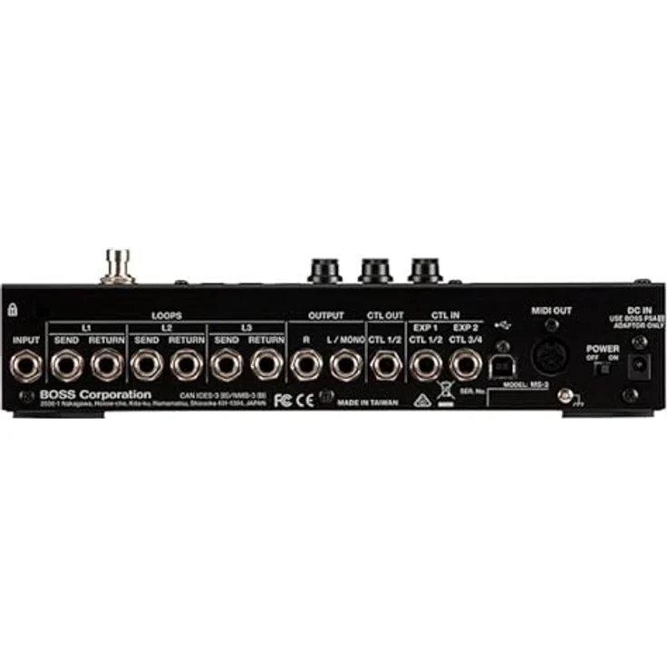 Boss MS-3 Multi Effects Switcher, Pedal-Board Effekt-Loop-Switcher mit 112 Effekten, inkl. Tuner, MIDI, USB und globalem Equalizer – Bild 6