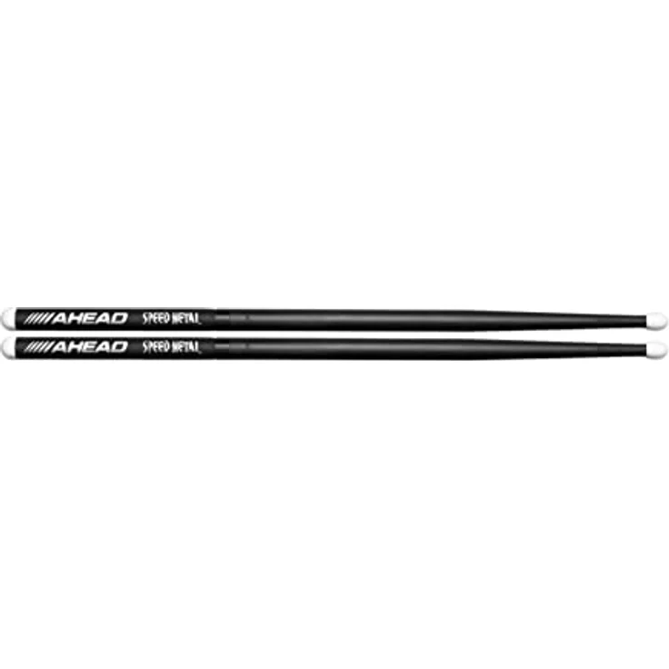 Ahead JJ1 Speed Metal Drumsticks, langlebig und schockabsorbierend mit austauschbaren Spitzen und Ringen – Bild 2