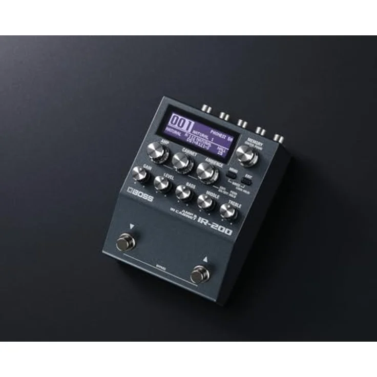 BOSS IR-200 AMP & IR Cabinet Pedal, Amp-Simulator und Impulsantworten-Loader, flexible Gestaltung, robuste Konstruktion, hohe Audioqualität – Bild 5