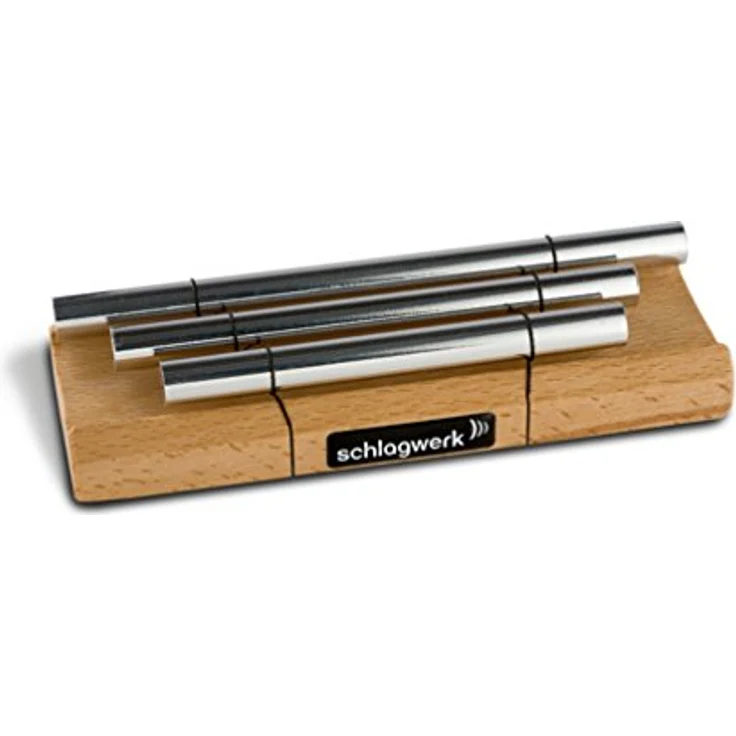 Schlagwerk PC3GD Power Chimes G-Major, 3er Satz in G-Dur mit Aluminium-Klangröhre und Buchenholzträger, inkl. Schlägel – Bild 1