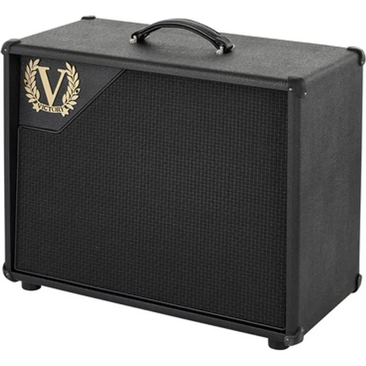 Victory Amplifiers Sheriff 112 Cabinet, Gitarrenbox mit 1 x 12" Celestion G12T-75 Lautsprecher, 75 Watt, 16 Ohm, geschlossene Konstruktion, Rotholzkiefer und Baltische Birke, made in U.K.