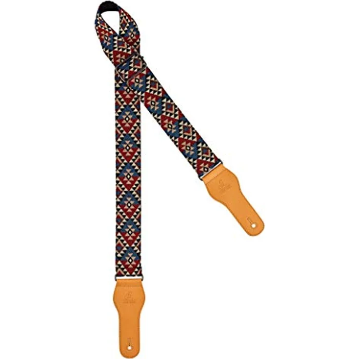 Ortega OCS-440 Guitar Cotton Strap AD, Gitarrengurt aus 100 % Baumwolle, Design African Dance, 49 mm breit, bis 1580 mm lang – Bild 1