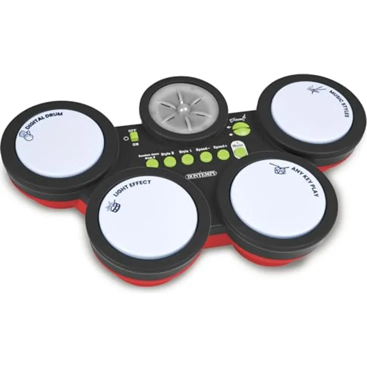 Bontempi Digital Drum, E-Drum mit vielseitigen Klängen und einfacher Bedienung