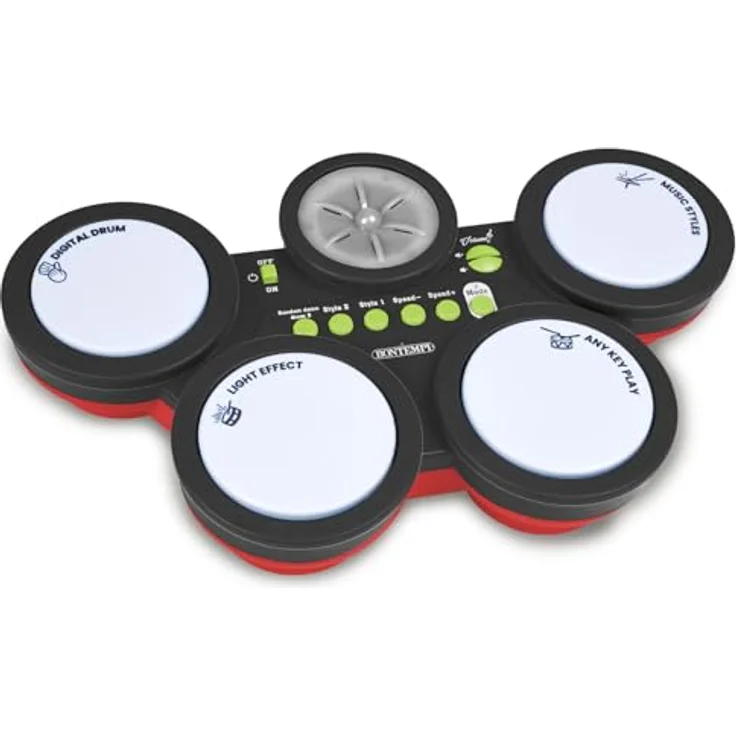 Bontempi Digital Drum, E-Drum mit vielseitigen Klängen und einfacher Bedienung – Bild 1