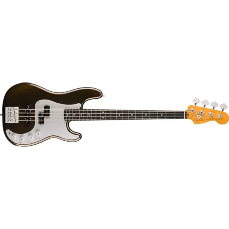 Fender Am Ultra II P Bass EB TXT, Precision E-Bass in Texas Tea mit Noiseless Vintage Tonabnehmern und Deluxe Molded Case – Bild 1