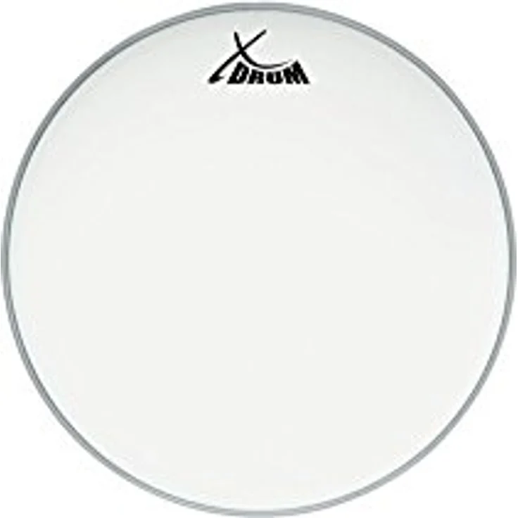 XDrum 10" Coated Drumfell, weißes Schlagzeugfell mit aufgerauhtem Mylar, offenem Klang und langem Sustain