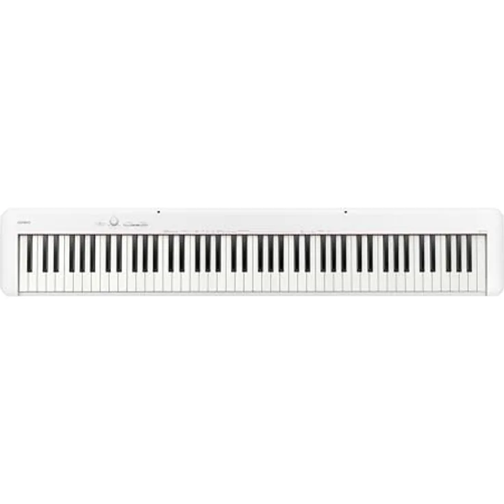 Casio CDP-S110 WH, Digitalpiano mit 88 Tasten, skalierter Hammermechanik, 64-stimmig polyphon, 10 Sounds, Layer-Funktion, inklusive Pedal SP-3, weiß