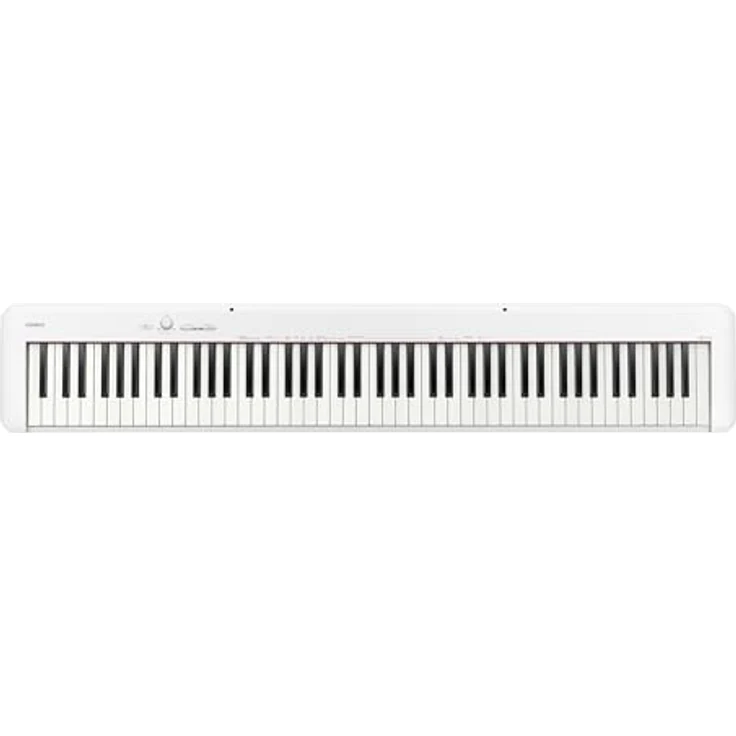 Casio CDP-S110 WH, Digitalpiano mit 88 Tasten, skalierter Hammermechanik, 64-stimmig polyphon, 10 Sounds, Layer-Funktion, inklusive Pedal SP-3, weiß – Bild 1