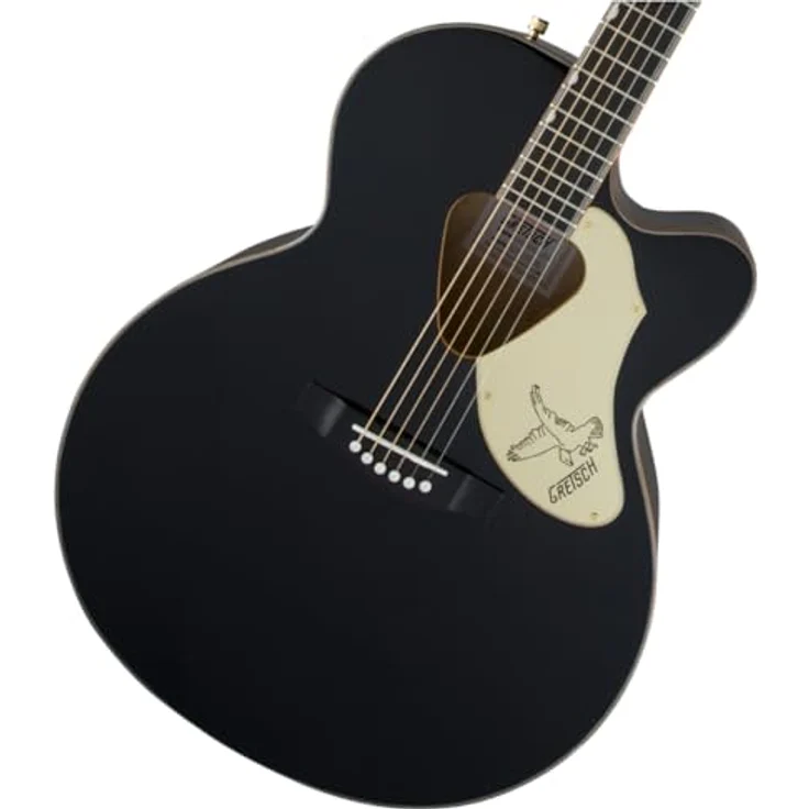 Gretsch G5022CBFE Rancher Falcon Jumbo, Westerngitarre mit massiver Fichtendecke, Ahornboden, mahagonihals, Palisandergriffbrett, Cutaway, Farbe: Black – Bild 1