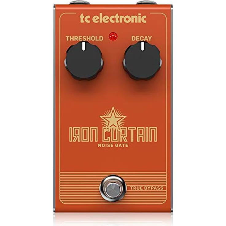 tc electronic Iron Curtain, Noise Gate Effektpedal mit True Bypass, kompaktem Design, schwarz – Bild 1