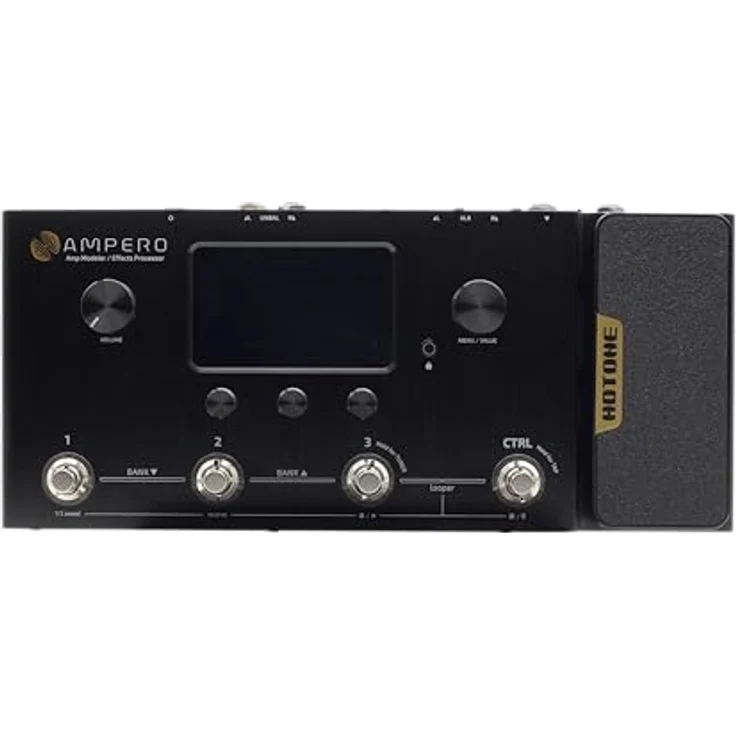 Hotone Ampero, Gitarren-Multieffekte Pedal mit 244 Effekten, 64 Amp Models, 4" Touchscreen und USB Audio Interface – Bild 5