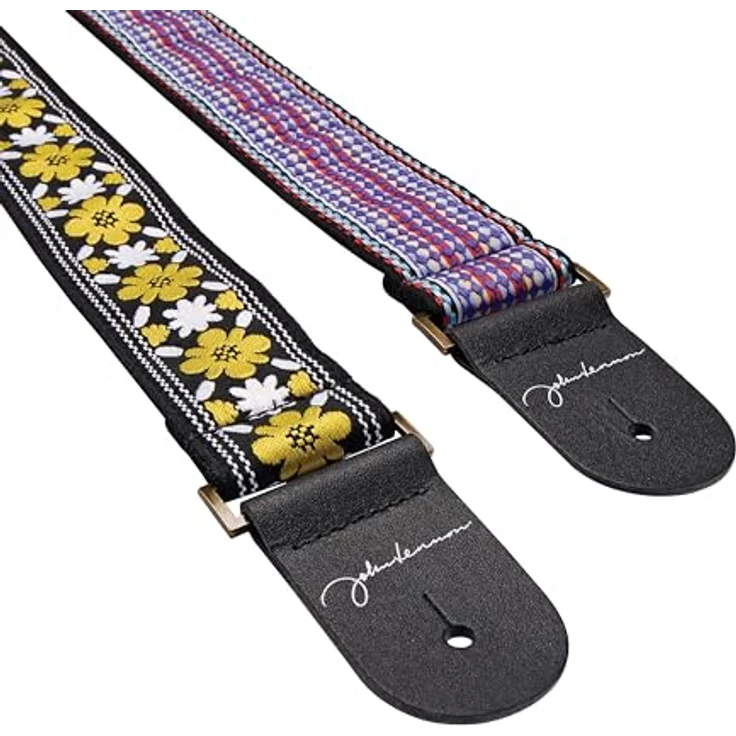 Daddario 50JL00 Lennon Rooftop, Gitarrengurt nachgebildet vom Rooftop Concert der Beatles, verstellbar von 99 cm - 147 cm, gemustert – Bild 5