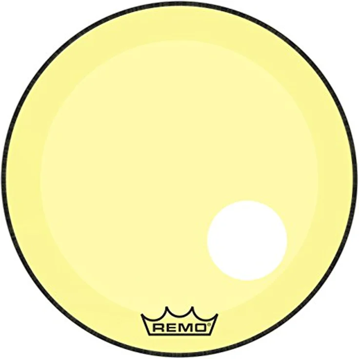 Remo 20" P3 Colortone Reso Purple, Bass Drum Resonanzfell mit 5" Mikrofonloch, lila, 10 mil stark, kräftiger Ton mit kurzem Sustain – Bild 10