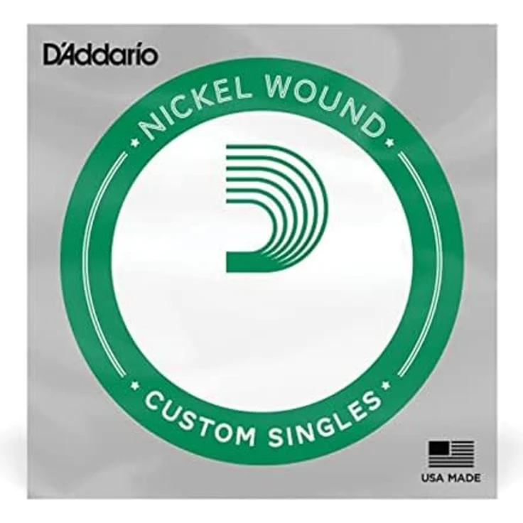 D'Addario NW032, Nickel-Einzelsaite für Gitarren 0,081 cm (0,032 Zoll), hochwertige Verarbeitung und ausgewählte Materialien – Bild 1