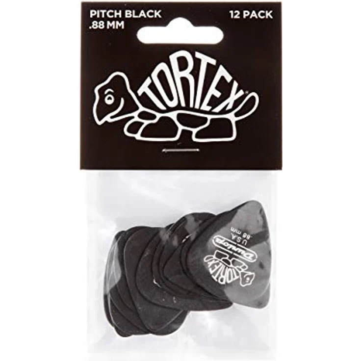 Dunlop Tortex PB Standard Pick .88 mm, Plektrum 12er Pack aus strapazierfähigem Tortex-Material – Bild 4