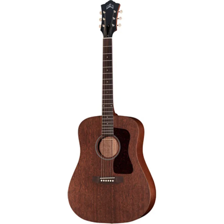 Guild D-20 Natural USA, Westerngitarre mit massivem Mahagoni-Korpus, Handmade in USA, inkl. Koffer