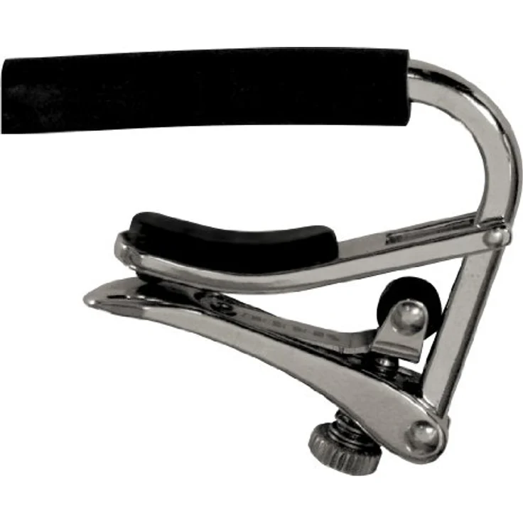 Shubb Guitar Capo (C1), verstellbares Kapodaster mit einfachem Hebelmechanismus und präzisem Druck, schwarz