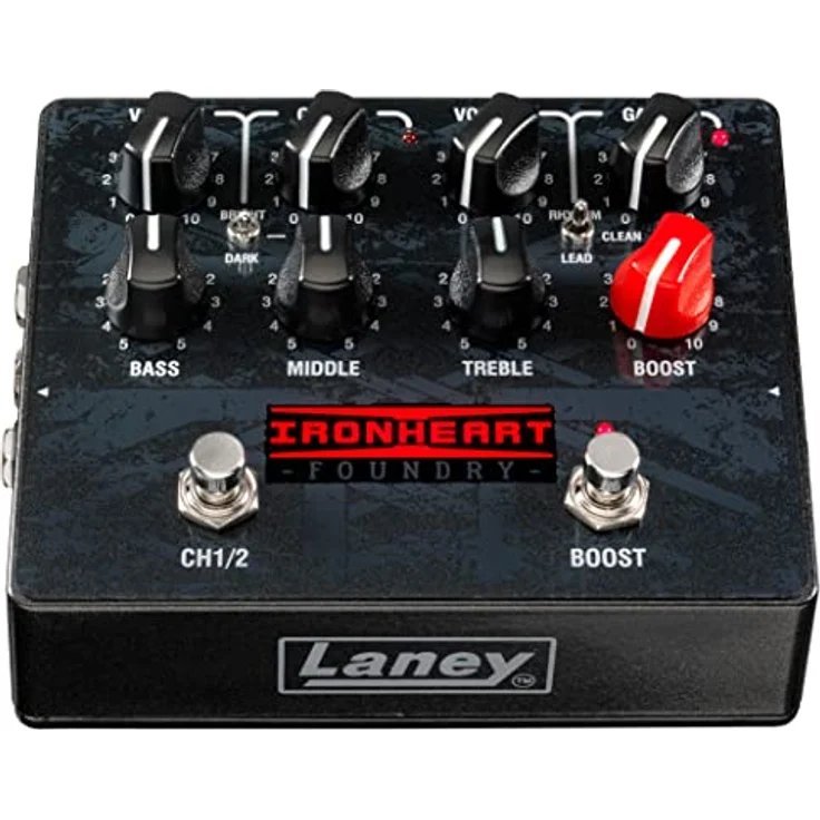 Laney Ironheart Foundry Loudpedal, E-Gitarrenverstärker im Pedalformat, Overdrive-Pedal mit hochwertiger Verarbeitung – Bild 4