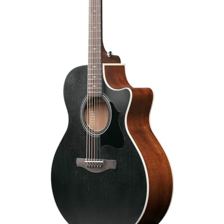 Ibanez AE140-WKH, Westerngitarre 6-Saitig mit massiver Okoume-Decke und Ibanez T-bar Undersaddle Tonabnehmer, Weathered Black Open Pore – Bild 2