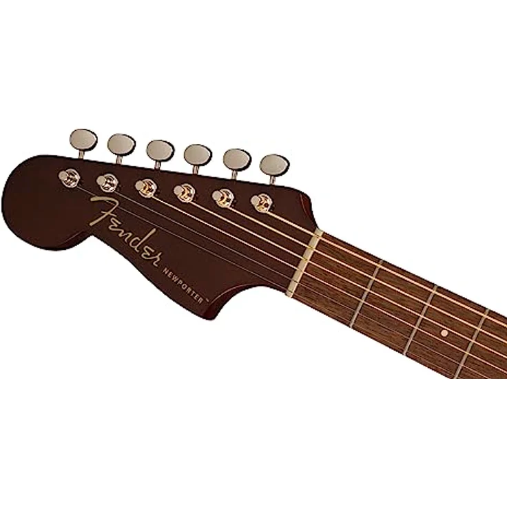 Fender Newporter Player LH NAT WN, Linkshänder Westerngitarre mit massiver Fichtendecke und Walnussgriffbrett, natur – Bild 3