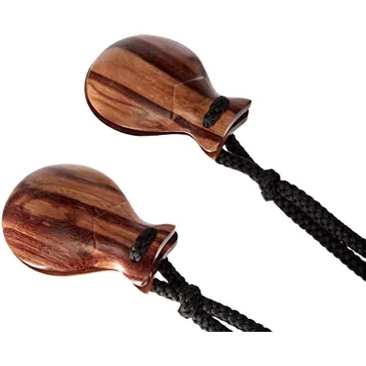 Gewa 830415 Kastagnetten, Indischer Palisander mit Schnur, Paar – Bild 2