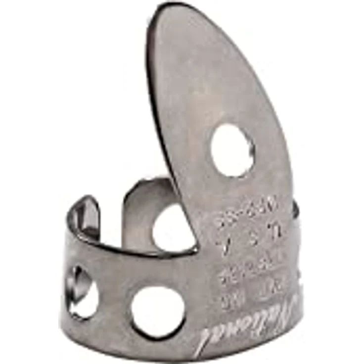 D'Addario National Edelstahl Fingerpicks Medium, 4er-Pack, formbare Fingerplektren für Akustikgitarre & Banjo – Bild 2