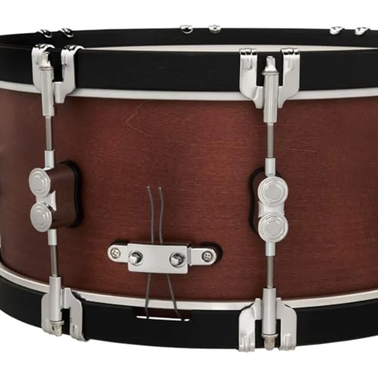 DW PDP 14"x6,5" Ox Blood Snare, Ahornkessel mit Ebony Holzspannreifen und chrom Hardware – Bild 5